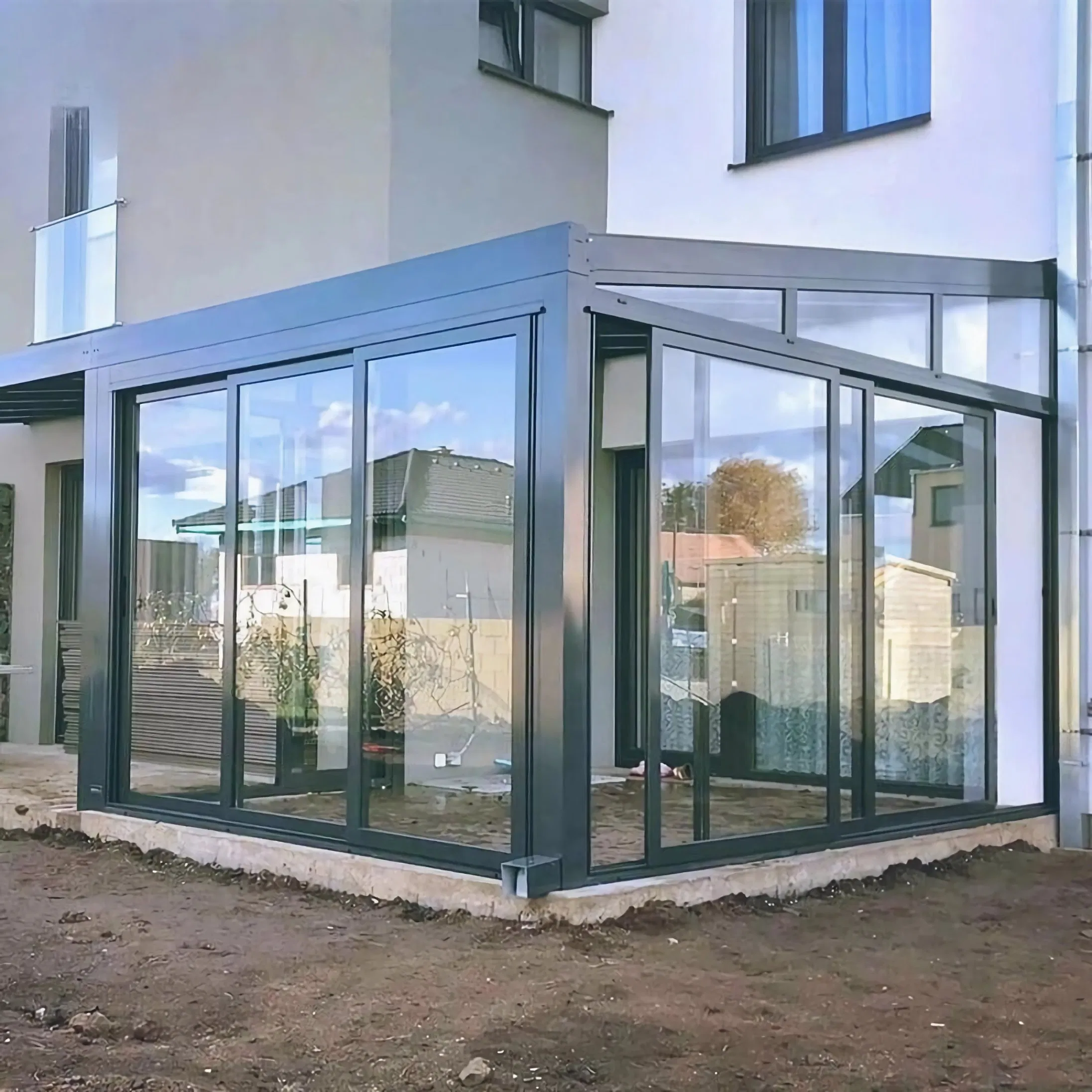 Cyclone Resist Prefab Light Steel Frame Garden Cabin Studio Sunroom