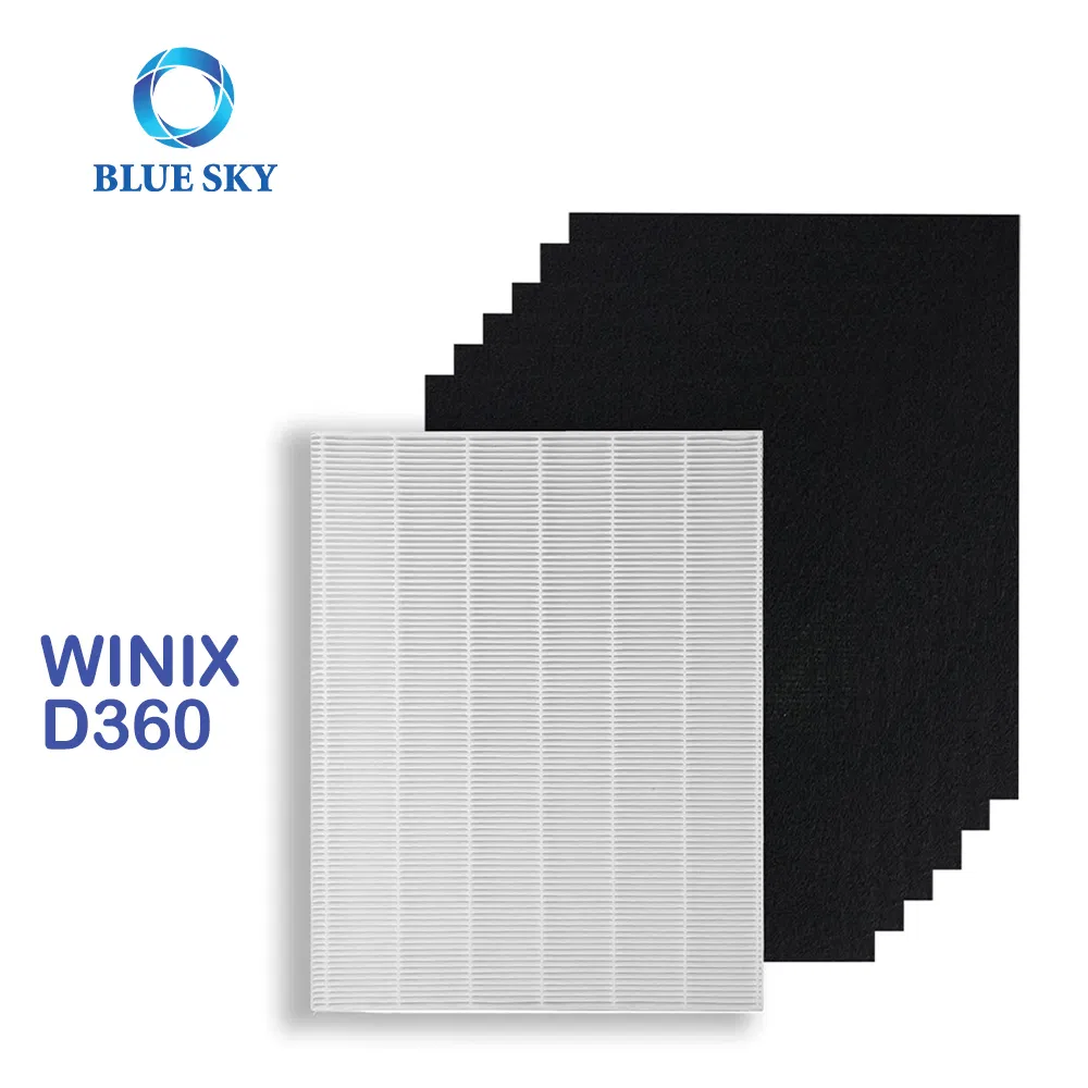 D360 H13 HEPA Filters & Carbon Pre Filter Replacement Filter for Winix D360 Air Purifier Parts D3 1712-0101-02