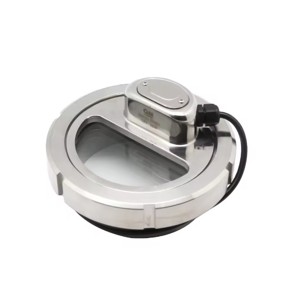 Food Grade Circular Union Sight Glass Fitting with Light