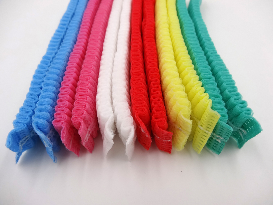 Nonwovne Elastic Clip Cap Bouffant Hat