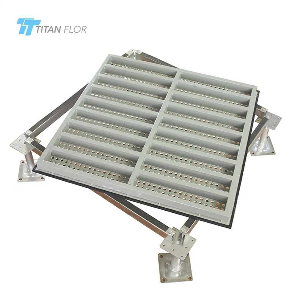 Перфорированные антистатические панели TitanFlor 600x600 мм