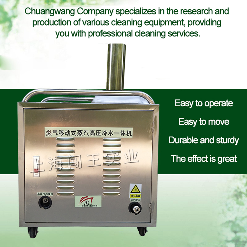 Low Maintenance Mini Gas-Powered Mobile High Pressure Portable Steam Cleaner Car Washer