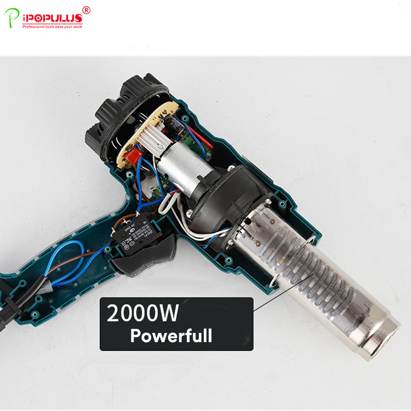 2000W Industrial Professional Hand-Held Heat Gun Rapid Heating Portable Hot Air Gun