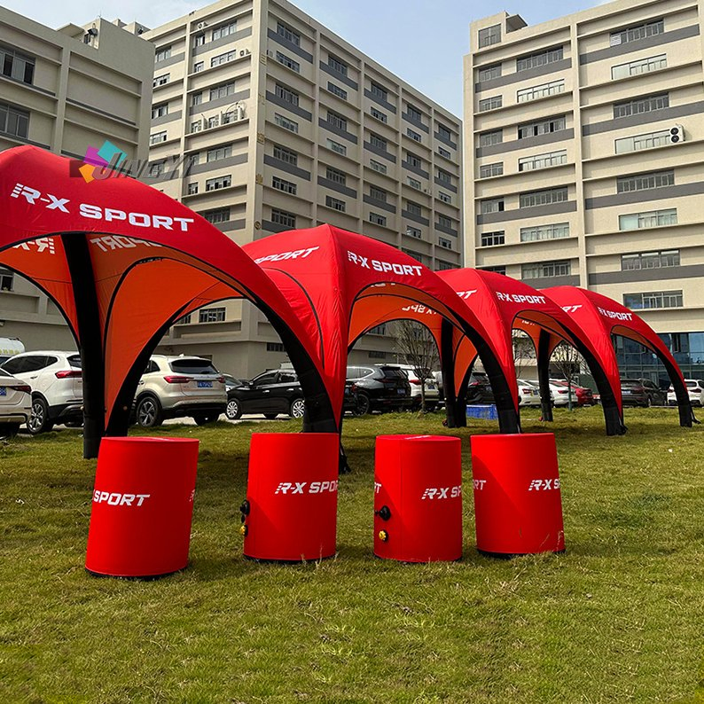 Custom Outdoor Advertising Event Led Lighting Trade Show Inflatable Desk Table
