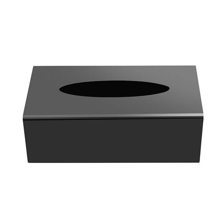 Rectangular Shape Car Hotel Desktop Light Luxury Acrylic Tissue Box
