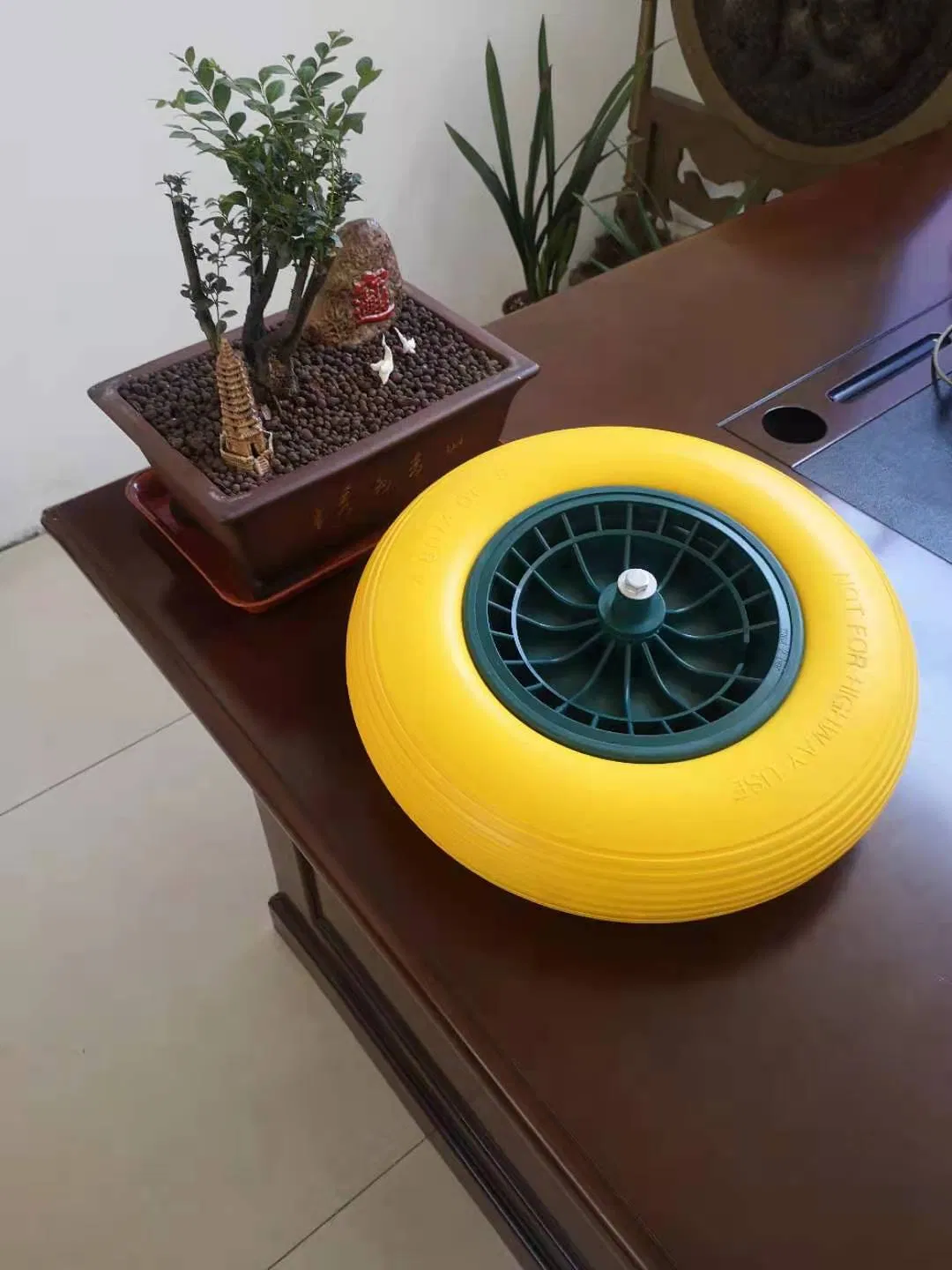 Ksystar Heavy Duty Flat Free PU Foam Wheels