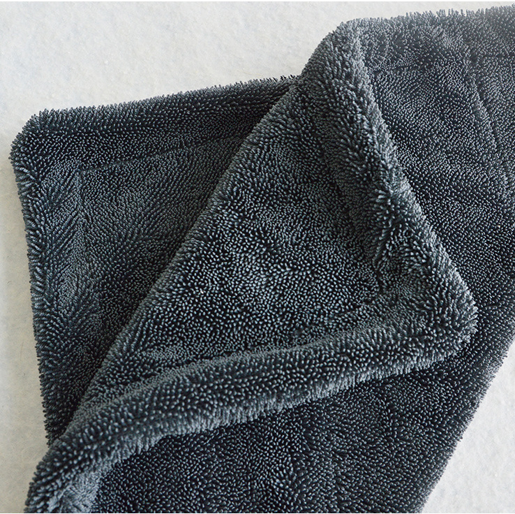 1200 GSM Microfiber Car Drying Towel 1600 GSM Drying Towel 1000 GSM Car Cloth Microfiber 50X100 Cm Grey Blue