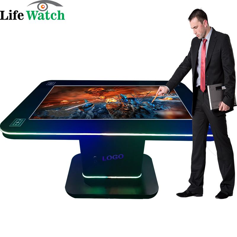 55-Inch Bill Coin Horse Race Lamp Wireless-Charging Interactive Gaming LCD Touch Table