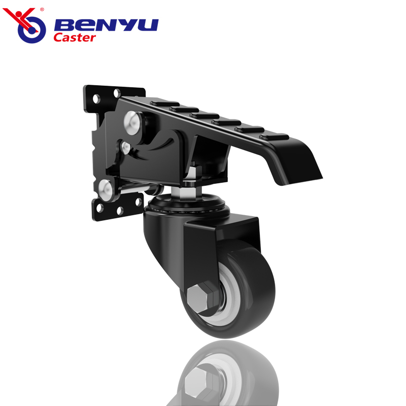 Heavy Duty Workbench Caster Wheels Industrial PU Adjustable Casters