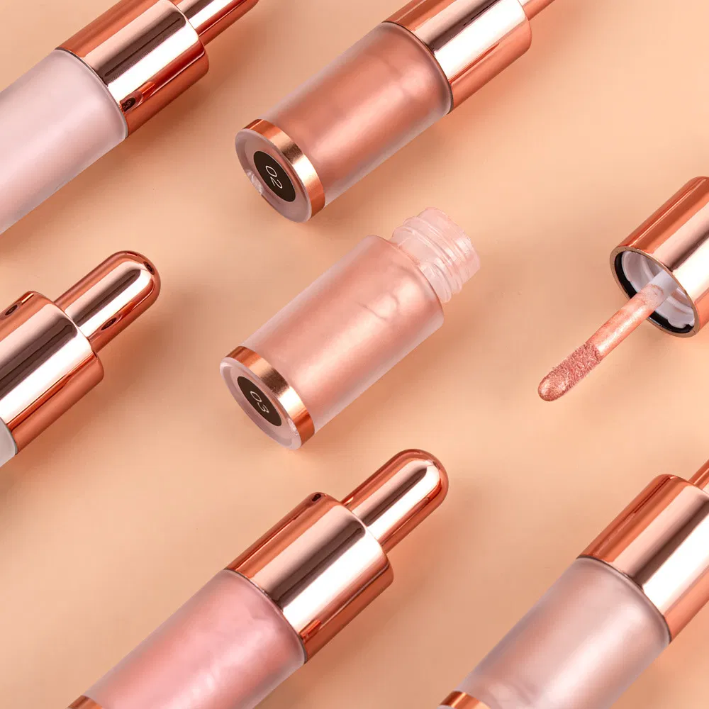 Face Body Makeup Products Private Label Liquid Shimmer Eyeshadow Contour and Highlighter