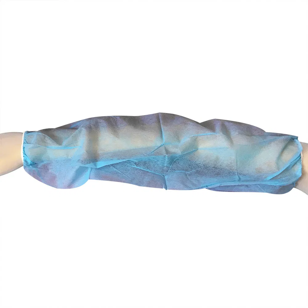 Disposable Blue PP Oversleeves Sleeve Cover with Elastic