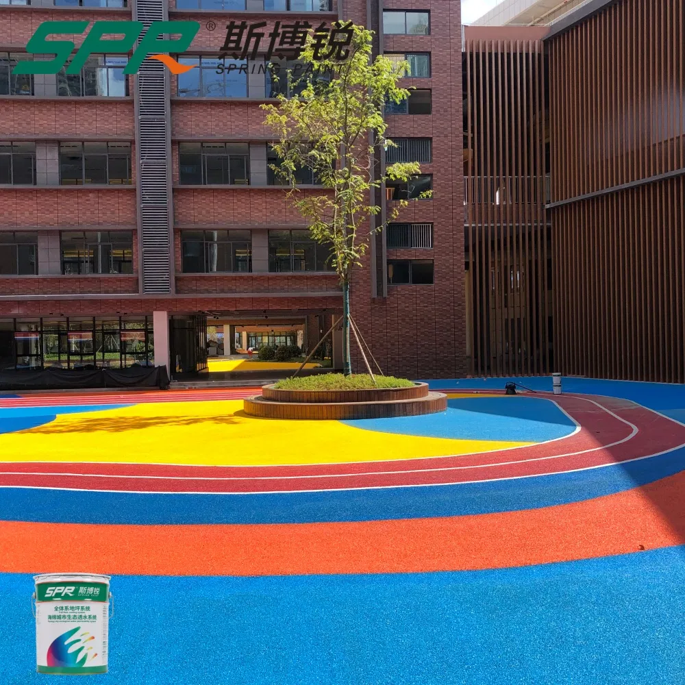 High-Adhesion Asphalt Pavement Color-Changing Floor for Riverfront Renovation