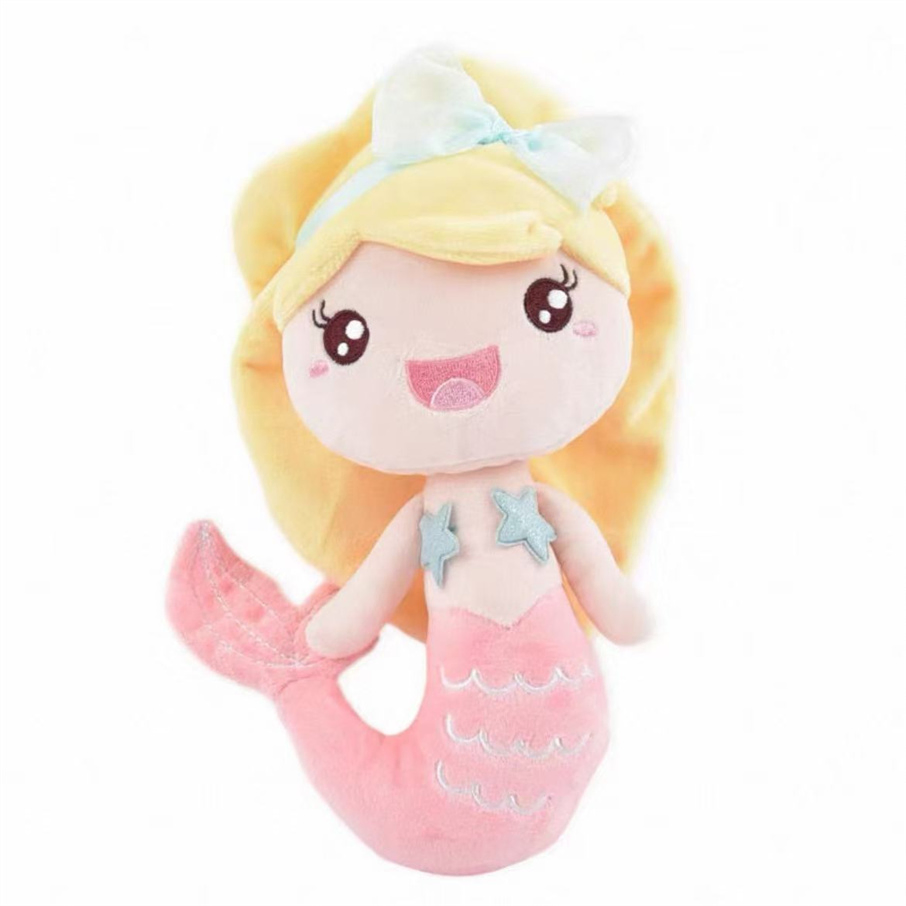Enchanting Mermaid Plush Doll Set with Cozy Blanket