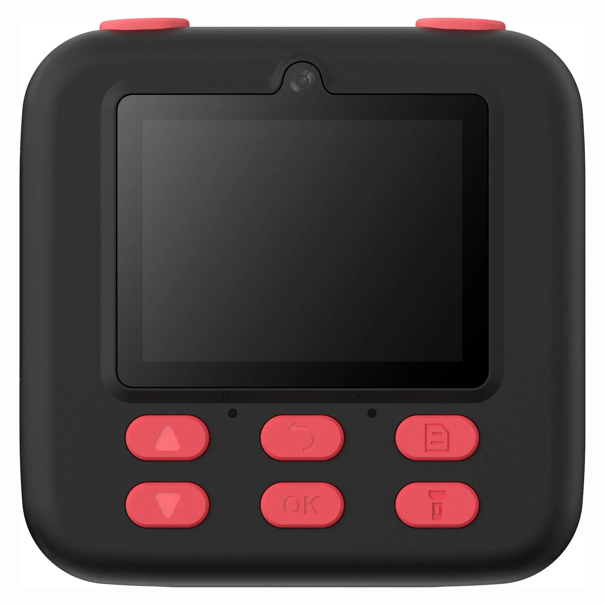 P79 Photo Instant Print Kids Digital Camera Fun Game HD 1080P Dual Lens Camera with 32g Memory Card - Black / Rose