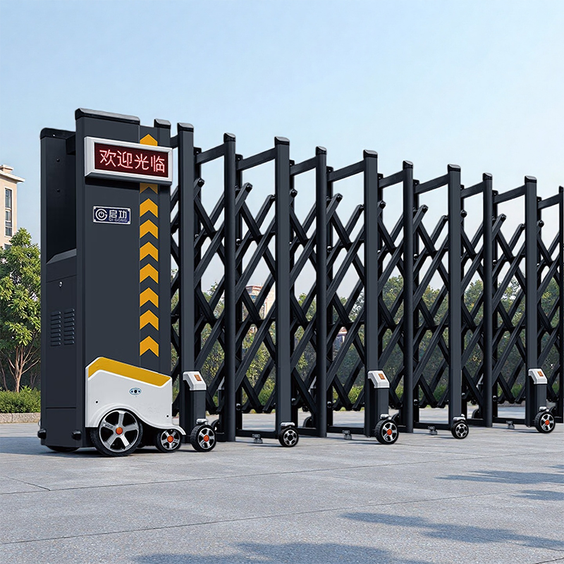 Factory School Company Modern Automatic Entrance Sliding Electric Driveway Gates Retractable Gate