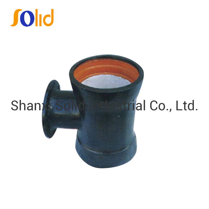 ISO2531 Zinc Layer Bitumen Coating Ductile Iron Tyton All Socket Cross