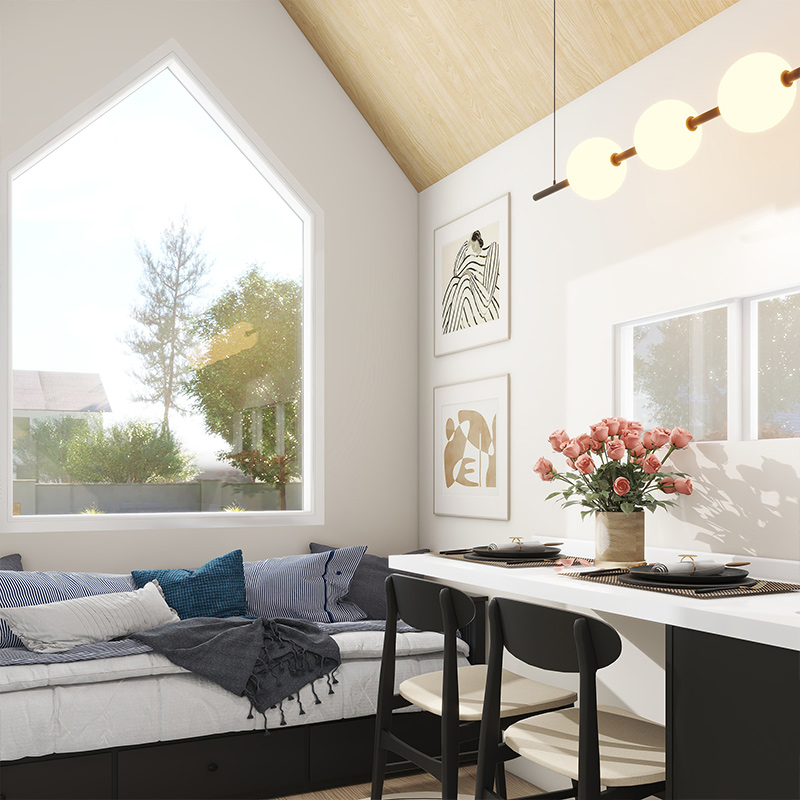 Prefabricated Light Steel Framed Tiny House on Wheels Wth Australia Standard