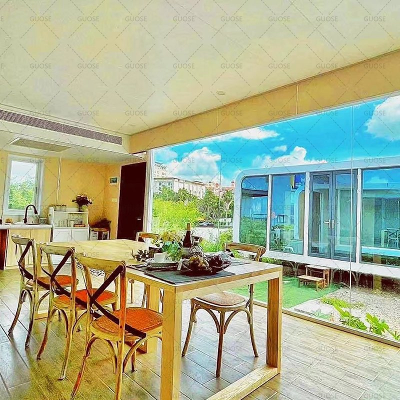 Modular Prefabricated Tiny Prefab Mini Mobile Tiny Home Office Pods Modular Prefabricated House Apple Cabin