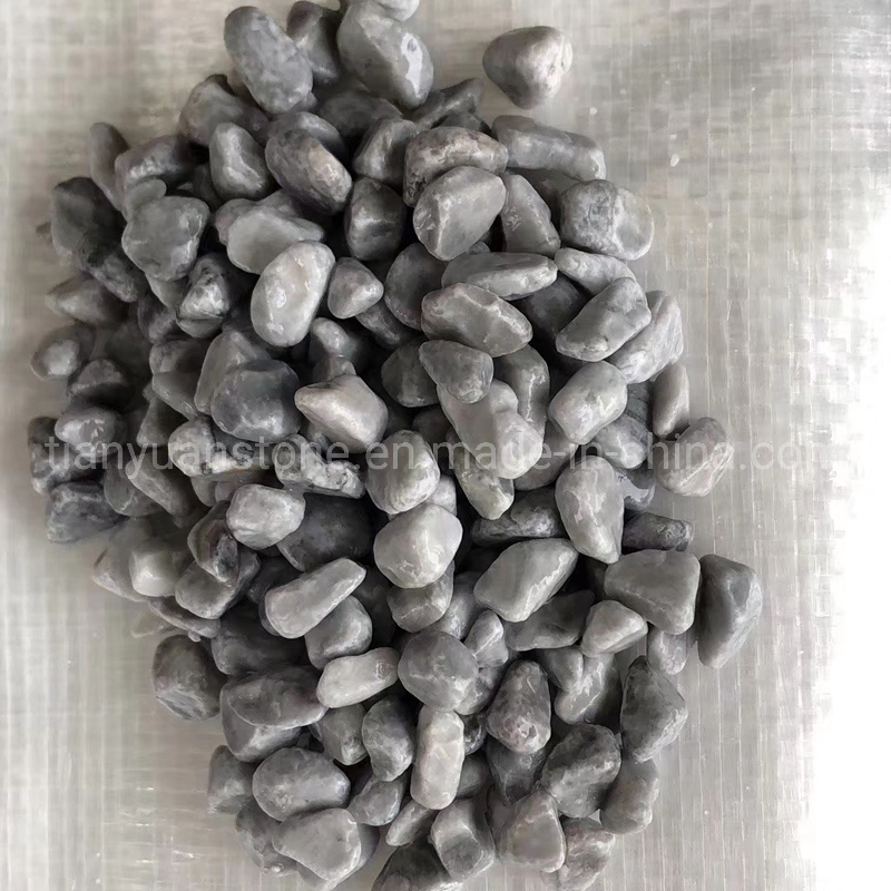 Black Grey Red White Multicolored Unpolished Washed River Pebble Stone