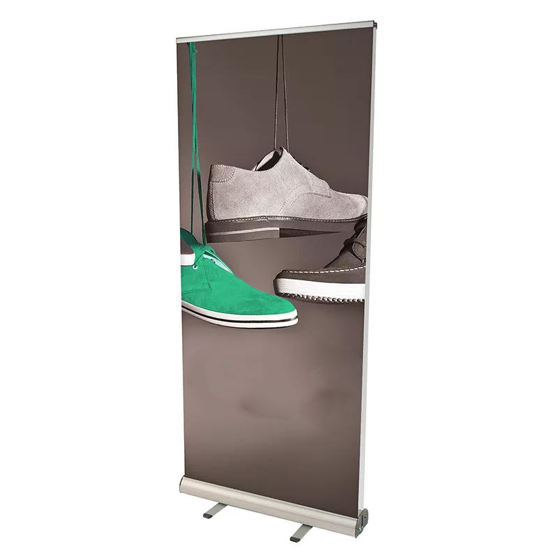 80x200cm New Arrival Portable Retractable Aluminum Roll up Banner Stand for Advertising Trade Show