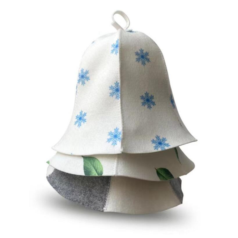 Customize Design Available Wholesale 100 Pure Sheep Wool Australian Merino Wool Felt Russian Wool Sauna Hat