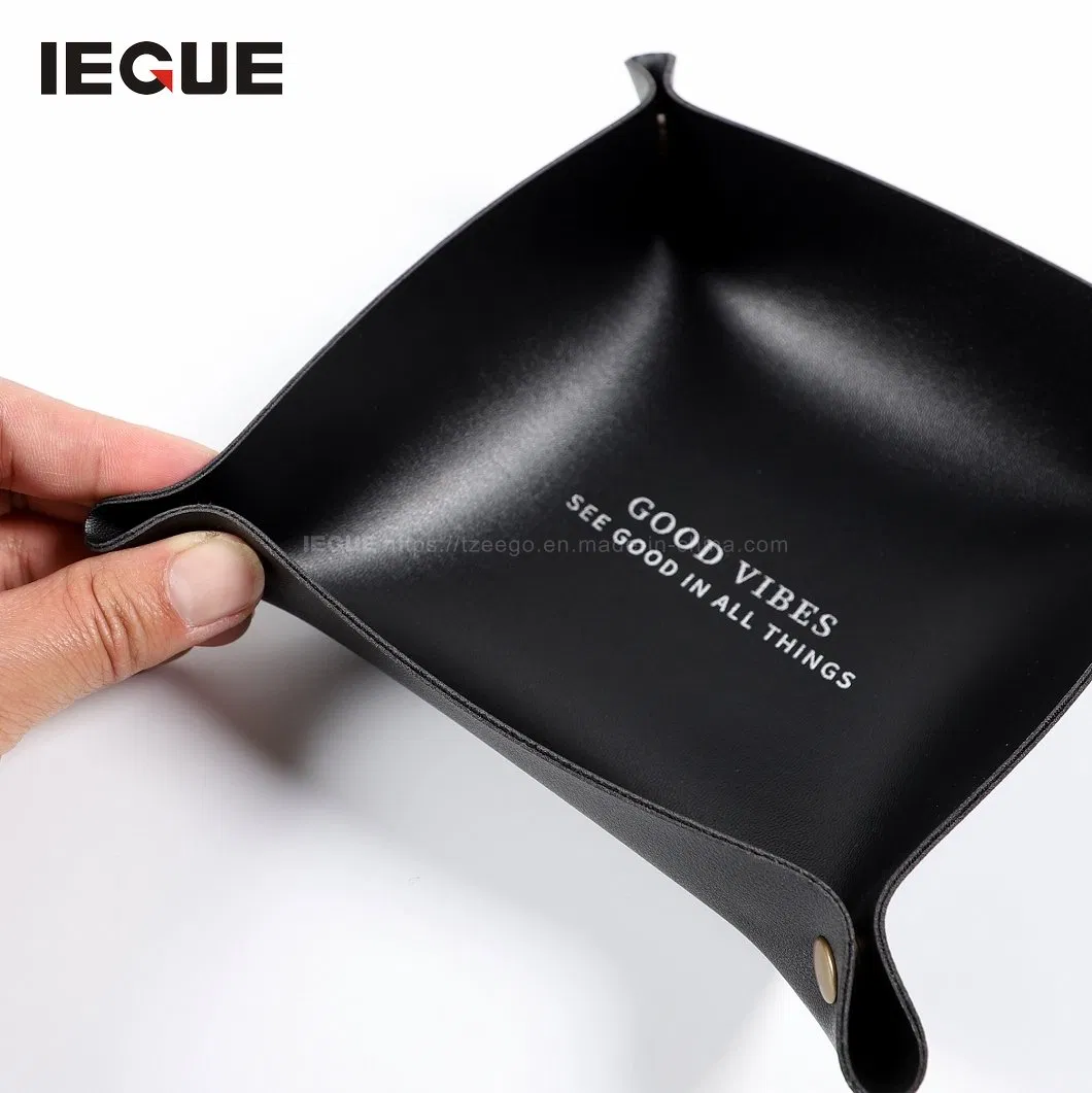 Stylish Customizable PU Leather Desk Organizer for Home Clutter