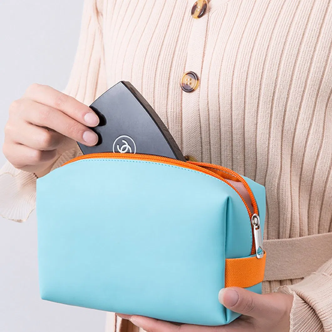 Large Capacity Cheap Travel Storage Makeup Bag Waterproof PU Leather Private Label Gift Custom Cosmetic Bag