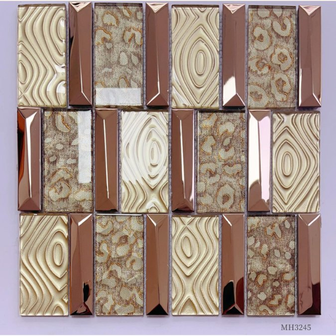 Elegant Silver Stainless Steel Flower Mosaic Tiles for Kitchen Aesthetics