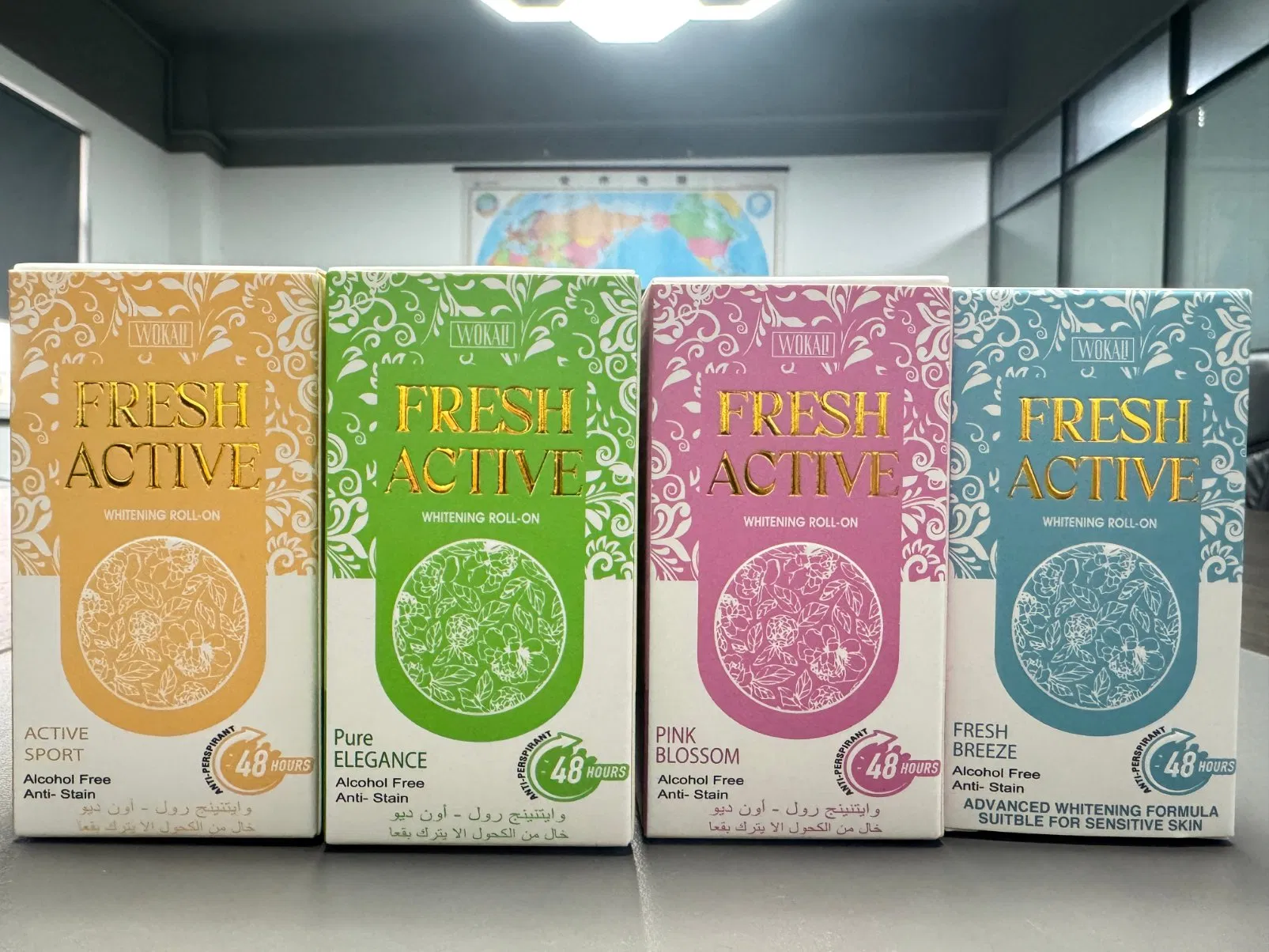 Fragrance Free Roll on Deodorant for Sensitive Skin Hypoallergenic