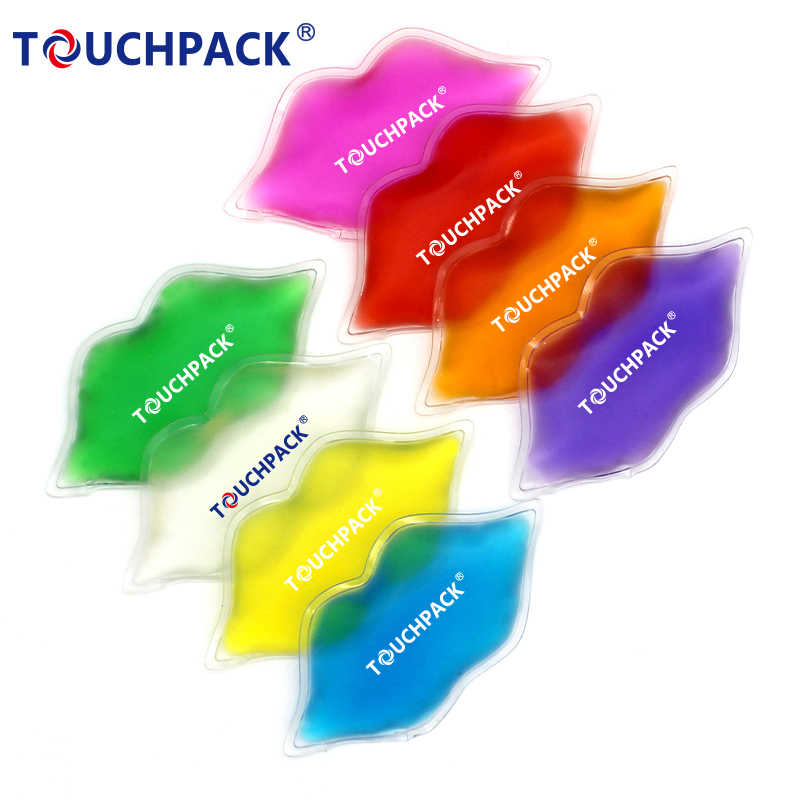 Wholesale Customized Hot Cold Lip Gel Pack Reusable Lip Ice Pack Cooling Lip Gel Pack