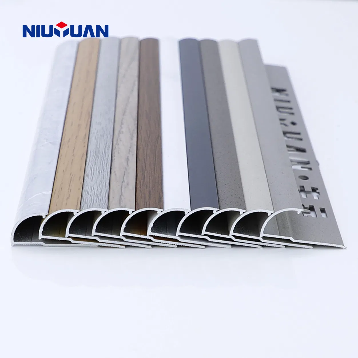 Factory Customized Exclusive Metal Different Shapes Aluminum Gold Metal Tile Trim