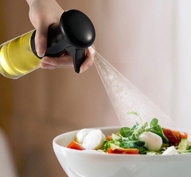 Hot Sale New Design 200ml Glass Cruet Bottle Oil Sprayer