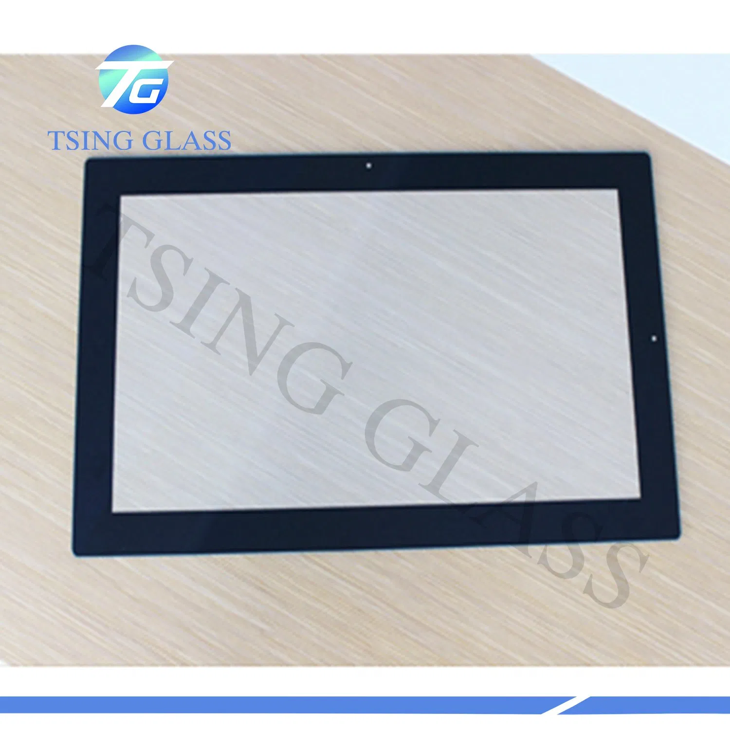 Customized Acid Etched Surface Silk Screen Printing Glass