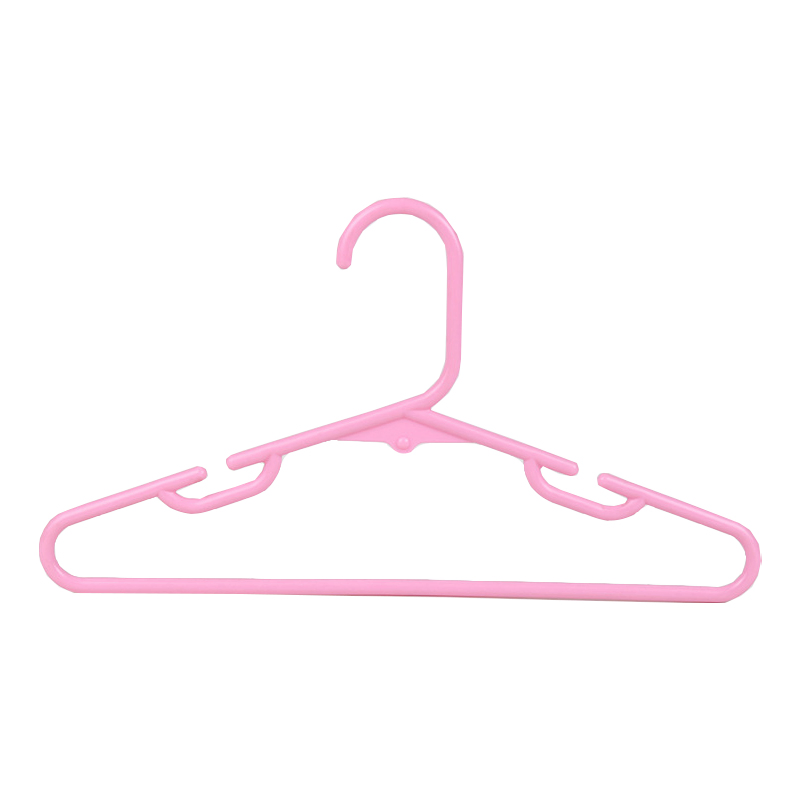 Simple Style Plastic Traceless Kids Coat Hangers for Children Non-Slip Hook Small Baby Clothes Hanger