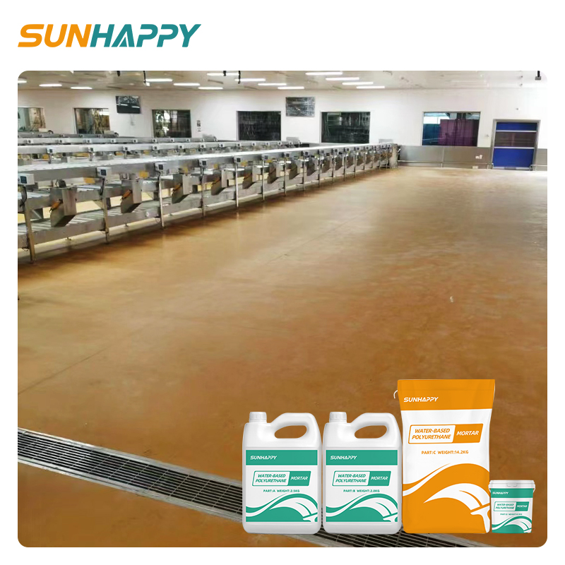 Four-Component PU Mortar Waterproof Coating Eco-Friendly Low-Voc Food-Grade Water-Based Polyurethane Mortar
