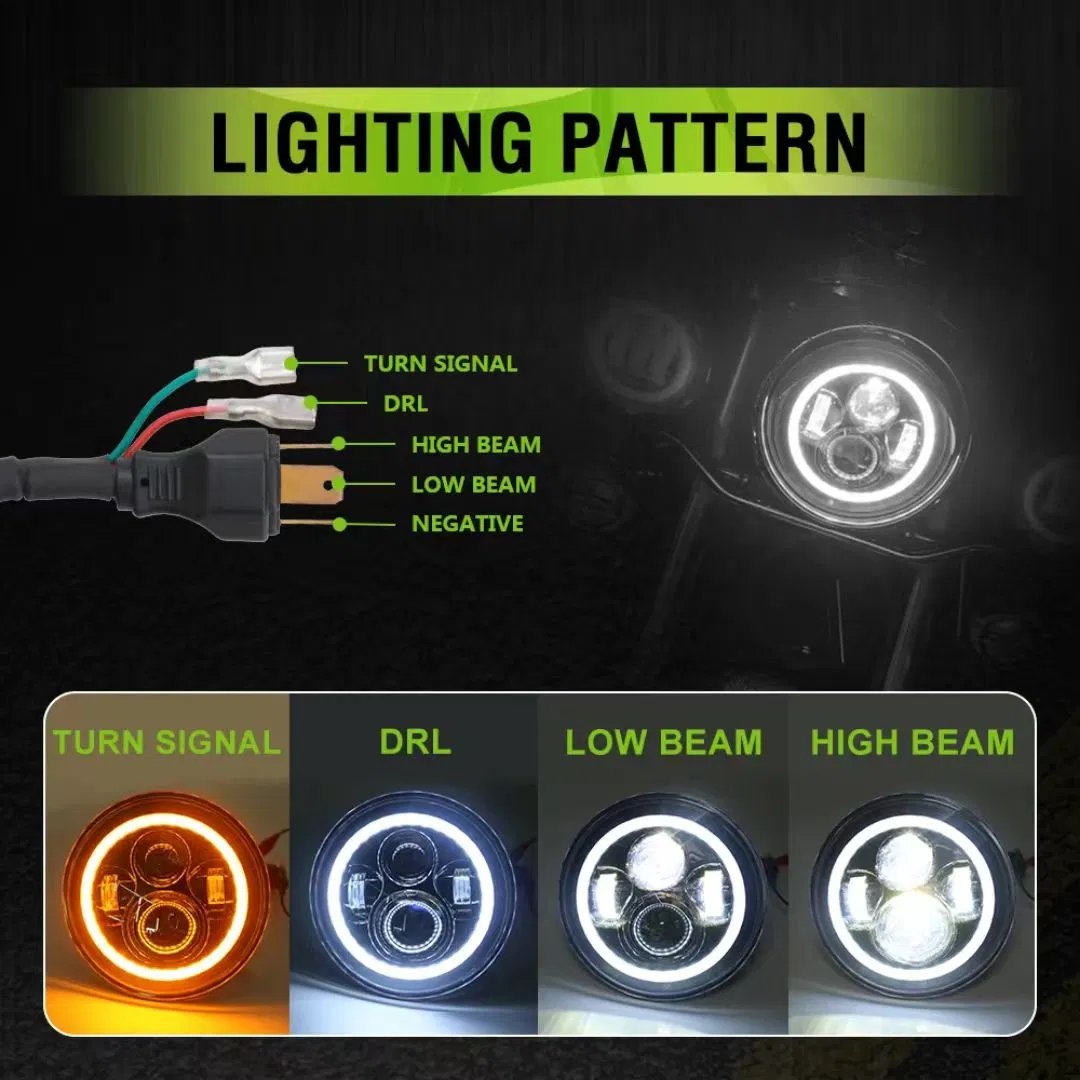 Projector Headlight with DRL for Jeep Wrangler JK
