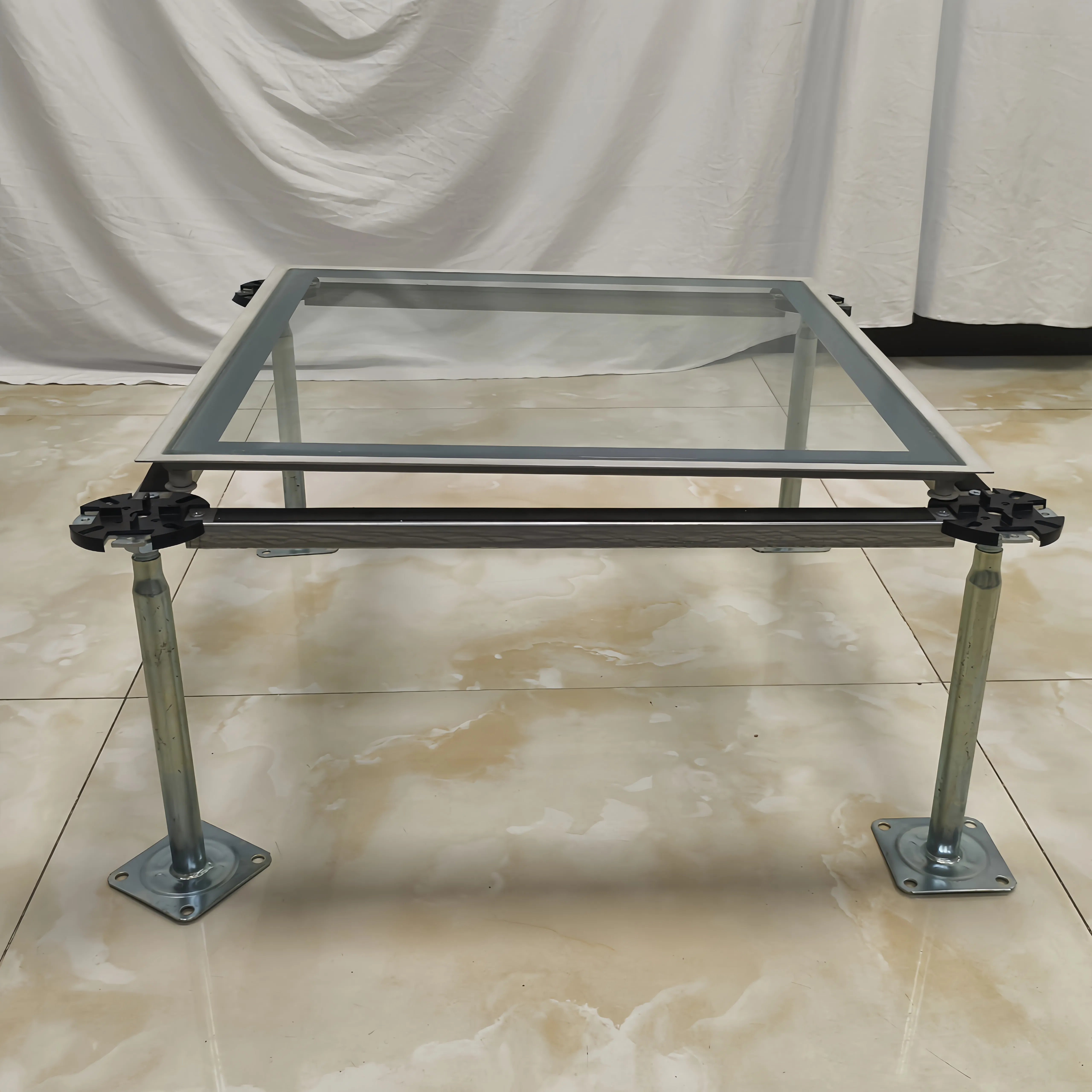 Lingding High-Performance 20mm Tempered Glass Flooring for Industrial Buildings