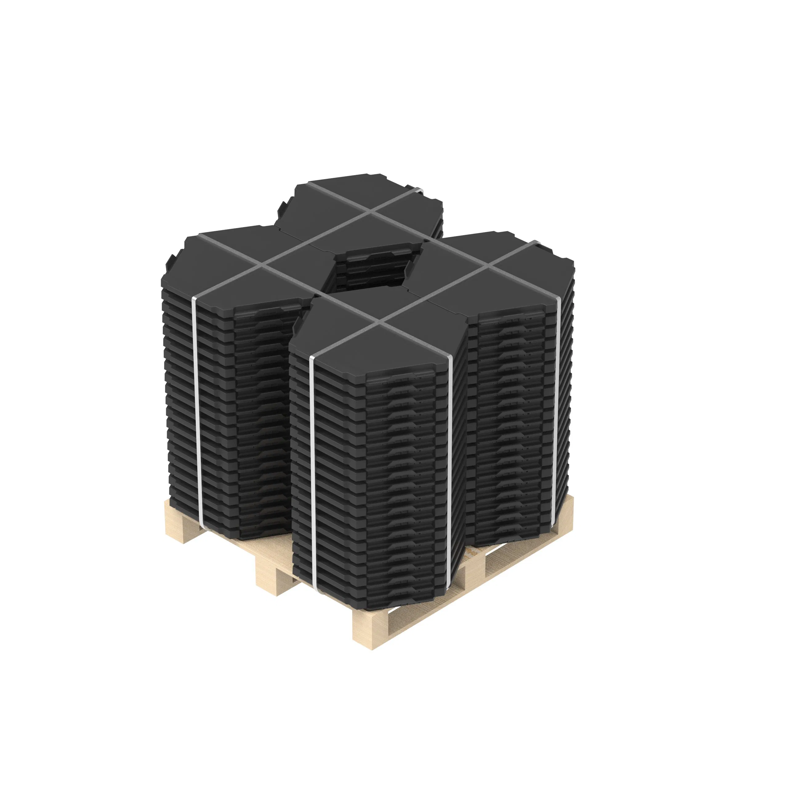 Heavy Duty HDPE Ground Protection Mats Easy Installation Hexagon Turf Protection Mat