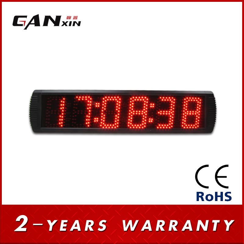 [Ganxin] 5inch 6digit Green LED Time Digital Clock