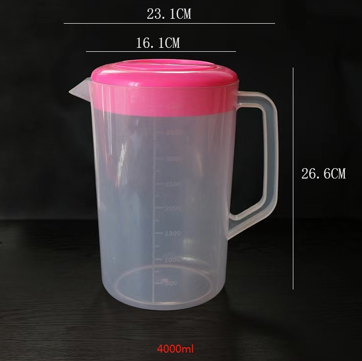 Чайник для холодного заваривания 4л, пластиковый, с мерной шкалой