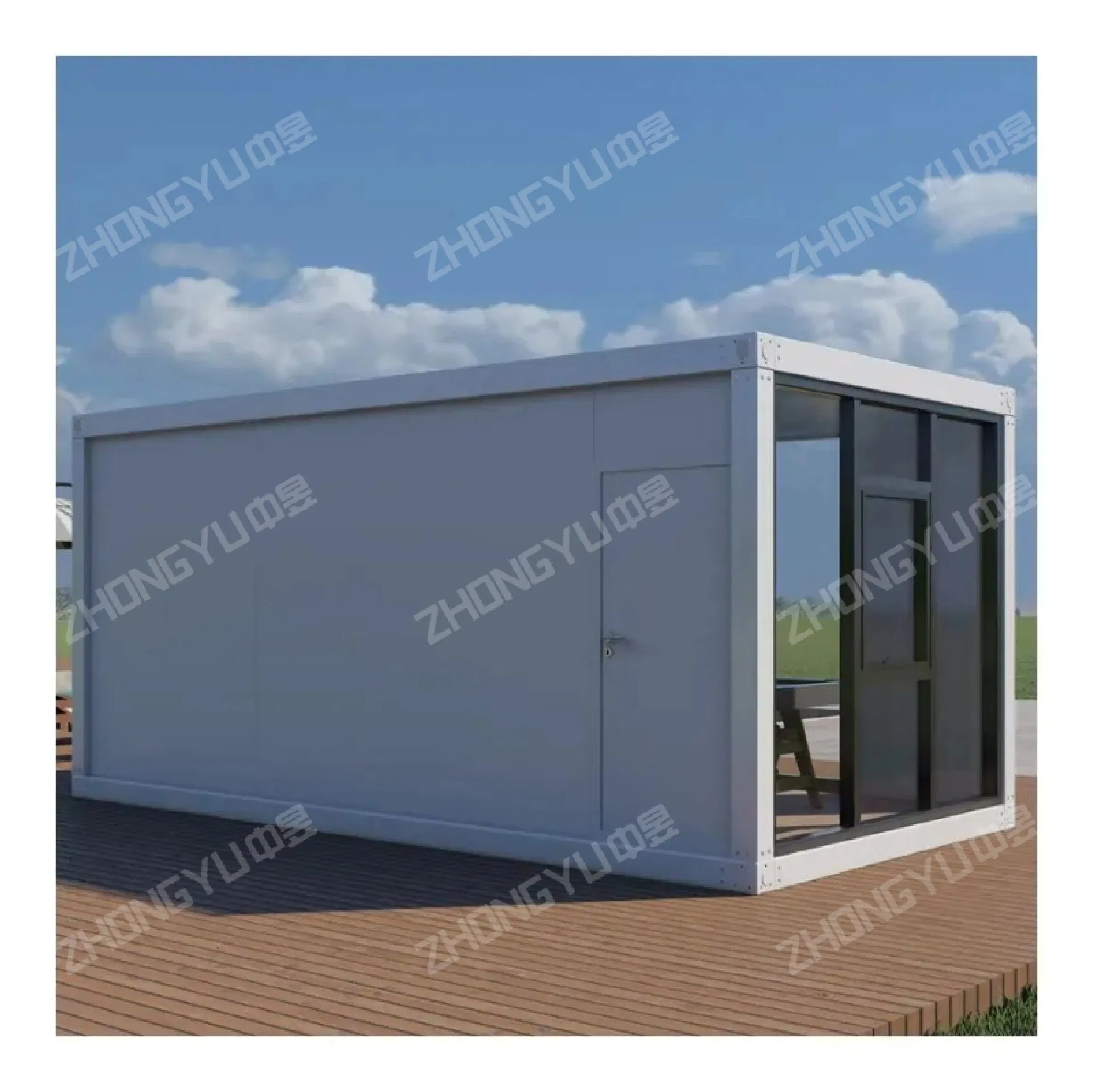 Modern Container House Vessel House Foldable Modular Steel Frame with Luxury Prefab House for Boutique Apartment