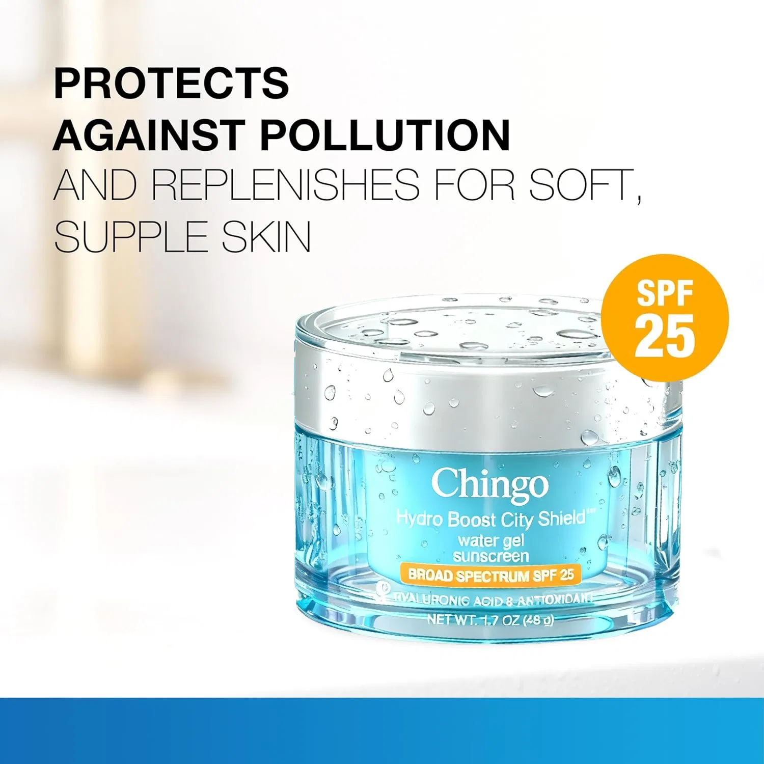 Broad-Spectrum Shield Ageless Hydration and Touchless Feel Sunscreen