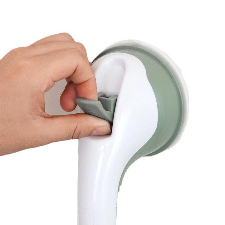 1PCS 12 Inch Bathroom Grip Handle Shower Tub Suction Cups Grab Bar Support Safety Strong Mount Suction Grab Bar
