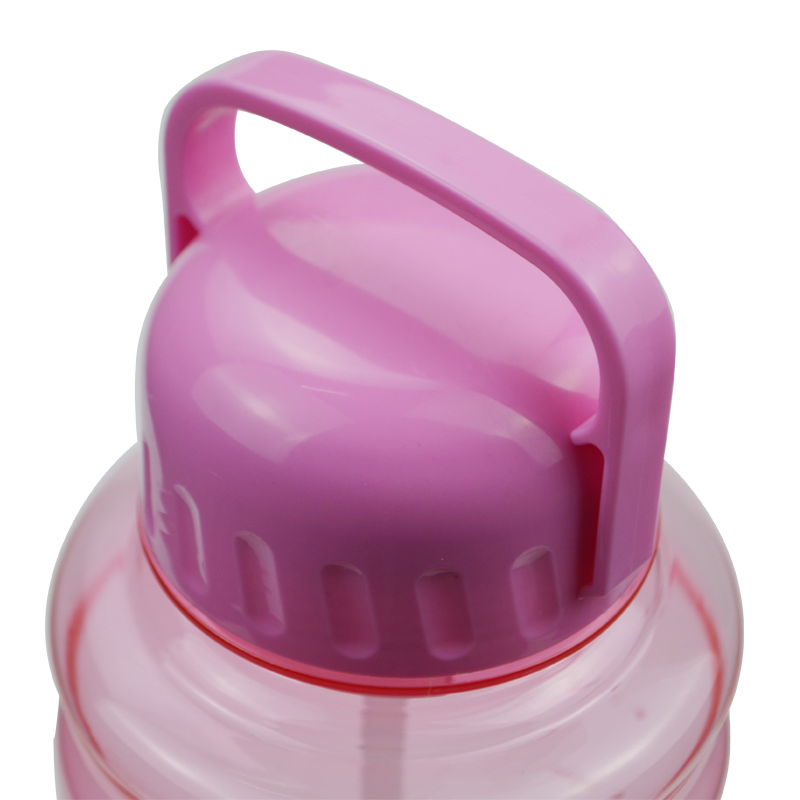 32oz Wide Mouth Plastic Water Bottles Chug Lid Sports Reusable Water Bottle with Handle, Leak-Proof Clear Water Bottle for Travel Fitness Men Women