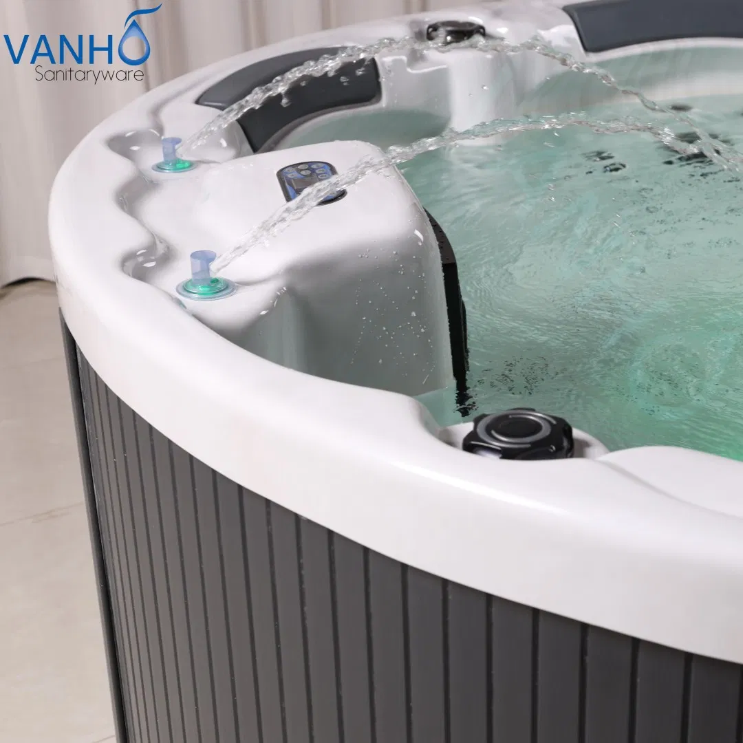 Круглый уличный спа-бассейн Vanho с гидромассажем