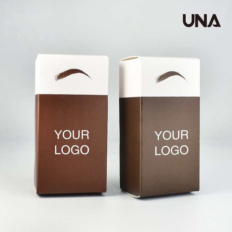 Stock Small MOQ Custom Logo Eye Brow Beauty Cosmetics Eyebrow Powder with Stencils and Brush