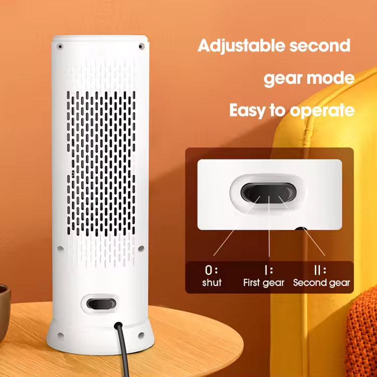 Hx01 Indoor Portable PTC Fast Heating 1000W Room Small Heater Bedroom Elektrische Verwarming Desktop Heater Electric Fan Heater