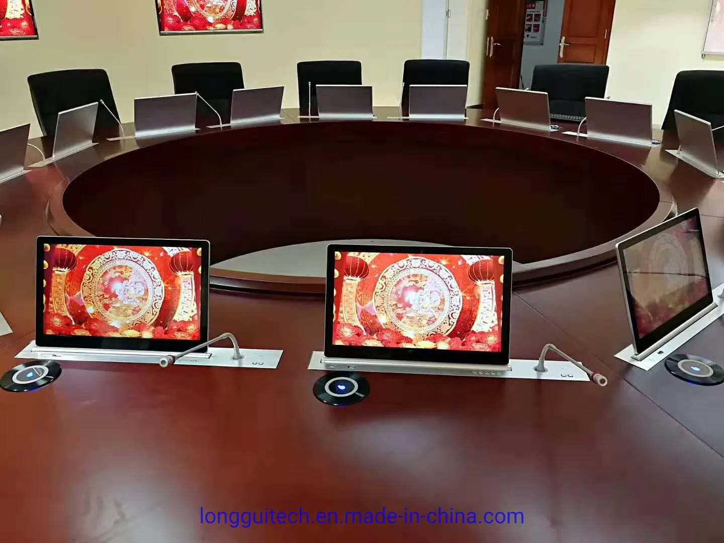 Meeting Room Table Display Screen System