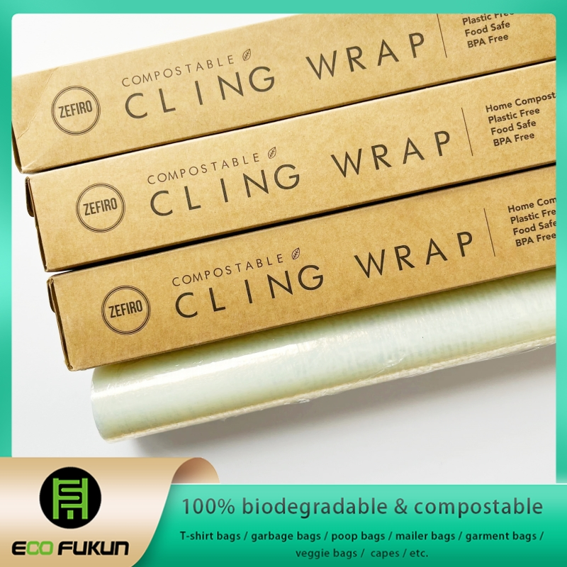 Compostable Food Cling Wrap, Plastic-Free