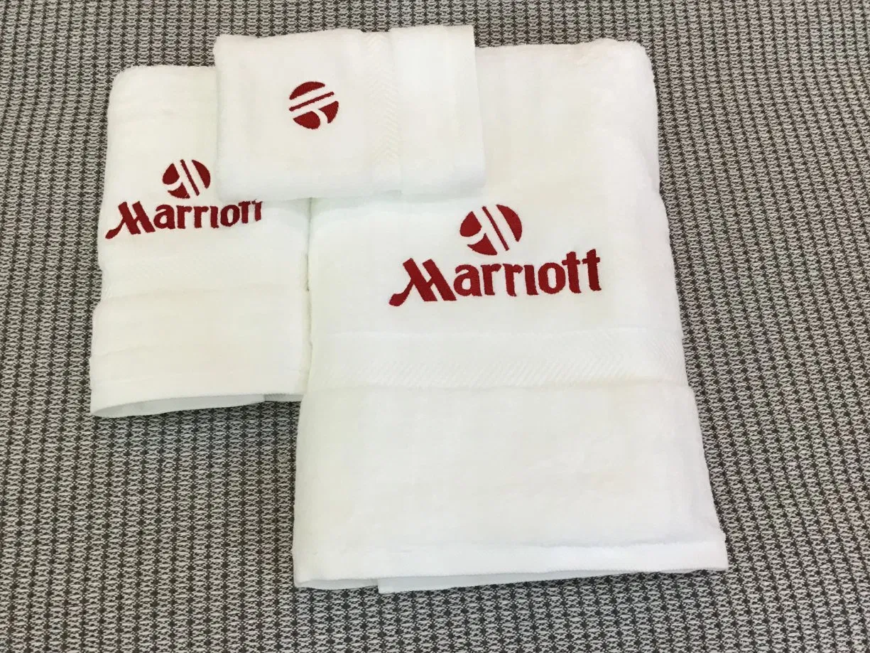 Wholesale Custom Logo Hot Sale Hotel Bath Towels Supplier in Pakistan Dobby Hotel